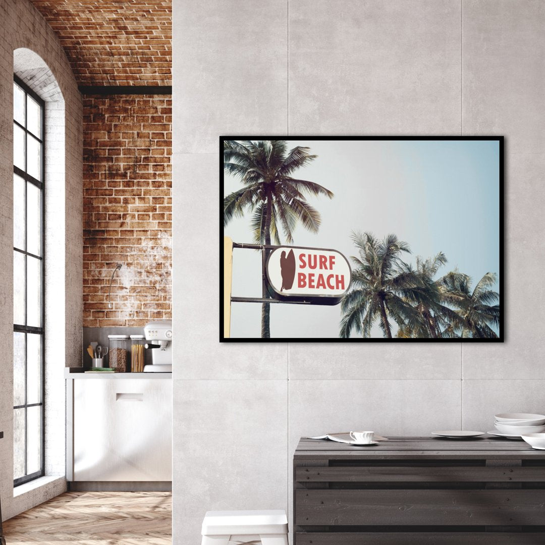 Surf Beach | Poster board