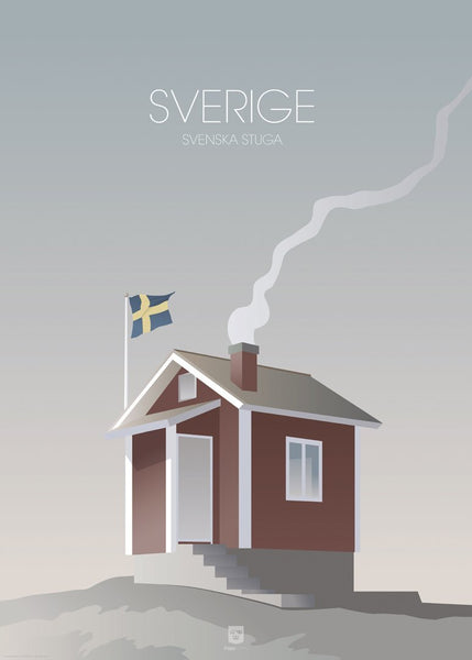 Sverige Stuga | POSTER