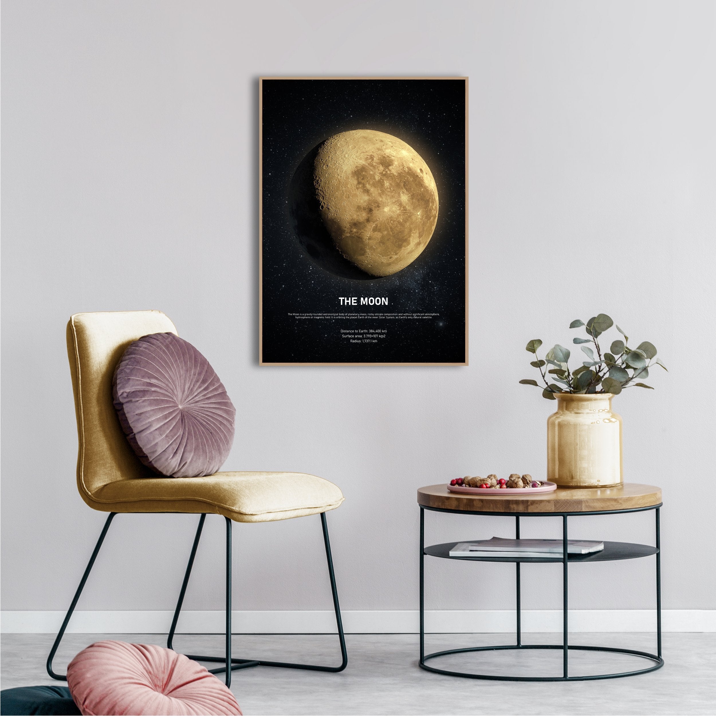 The Moon | Poster board