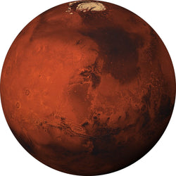 The Red Planet | Circle Art