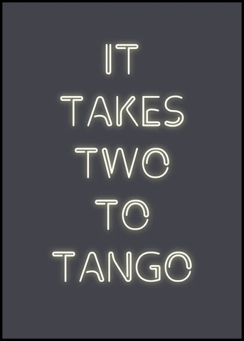 Two to Tango | Poster board