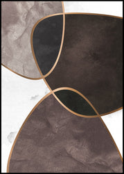 Velvet Shapes 4 | POSTER BOARD