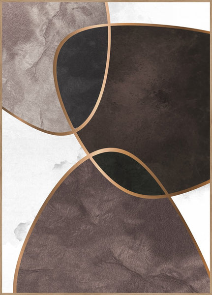 Velvet Shapes 4 | Poster board