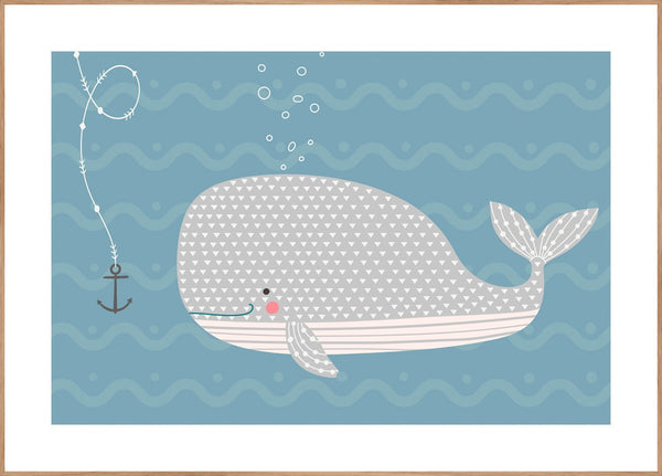 Whale | Poster board