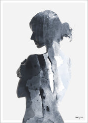 Woman in blue 2 | POSTER