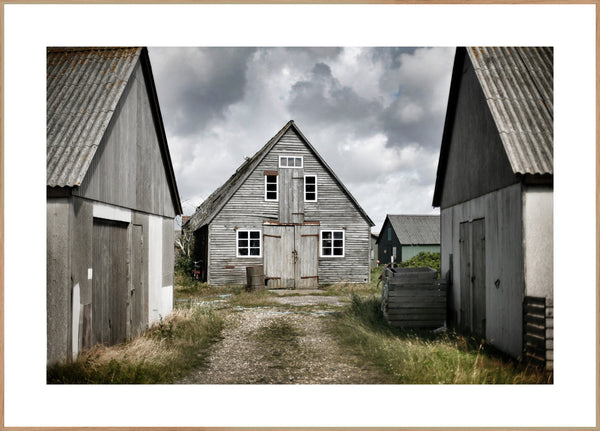 Cosy cabins | FRAMED PRINT