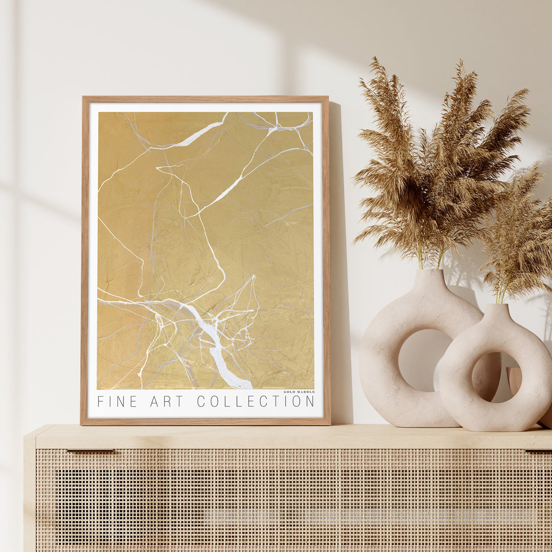 Guld marmor | Fine Art Board