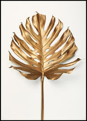 Monstera Gold Leaf | Poster