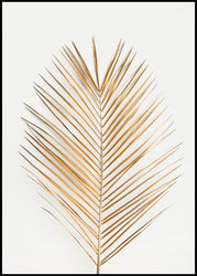 Palm Leaf Gold | Poster