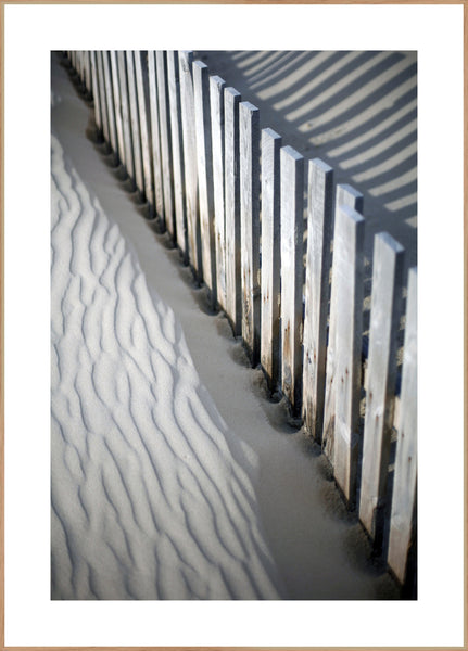 Sandy Fence | Ingelijste print